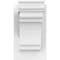 Ekena Millwork Olympic Architectural Grade PVC Outlooker with Traditional Ends, 7"W X 12"D X 12"H OUTP07X12X12OLY01 - alternate 2